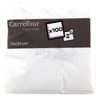 Carrefour home 100 serviettes blanches 33x33cm