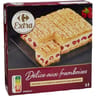 Carrefour extra dessert glacé délice aux framboises 390g