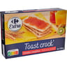 Carrefour extra toast crock' céréales complètes 2x125g