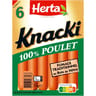 Herta 6 knacki 100% poulet fumage au bois de hêtre 210g