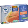 Carrefour 2 pavés de saumon Atlantique 250g