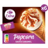 Carrefour Extra glaces cônes saveur popcorn x6 408g
