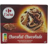 Carrefour extra 6 cônes chocolat avec sauce chocolat 408g