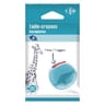 Carrefour taille crayon 1 trou avec réservoir bleu