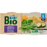 Carrefour baby bio plat bébé semoule légumes verts dès 6mois 2x200g