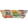 Carrefour baby bio plat bébé haricot vert poulet dès 6mois 2x200g