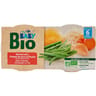 Carrefour baby bio plat bébé haricot vert poulet dès 6mois 2x200g