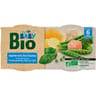 Carrefour baby bio plat bébé légumes saumon dès 6mois 2x200g