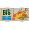 Carrefour baby bio plat bébé carotte pomme de terre saumon dès 8mois 2x200g