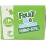 Carrefour classic' fruit&cie compotes pomme sans sucres ajoutés x 20 - 1800g