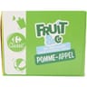 Carrefour classic' fruit&cie compotes pomme sans sucres ajoutés x 20 - 1800g