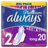 Always platinum serviettes long plus x20