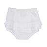 Culotte dentelle bébé BLANC 6MOIS