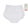 Culotte dentelle bébé BLANC 2ANS