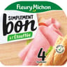 Fleury Michon jambon simplement bon sans couenne 4 tranches 160g