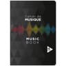 Carrefour cahier de musique et chant 21x29,7 cm 48 pages grands carreaux