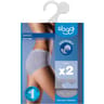 Lot de 2 slips midi Sloggi M013 GRIS CHINE T46