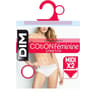 Lot de 2 slips midi coton féminine stretch Dim 0HY BLANC 48\50