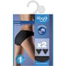 Lot de 2 slips tai ligne Basic Sloggi 0004 NOIR T46