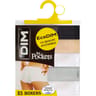 Lot de 5 shorties Pocket Ecodim Dim 5BM NOIR/PEAU/BLANC/GRIS/BLANC T40\42