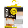 Lot de 5 shorties Pocket Ecodim Dim 5BM NOIR/PEAU/BLANC/GRIS/BLANC T44\46