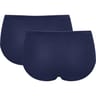 Lot de 2 slips midi Sloggi 00YA MARINE T42