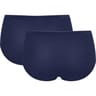 Lot de 2 slips midi Sloggi 00YA MARINE T50