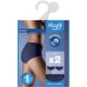 Lot de 2 slips midi Sloggi 00YA MARINE T50