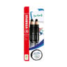 Stabilo 2 crayons markdry noir