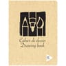 Carrefour cahier dessin piqure 24x32 cm 24 pages couverture vernis