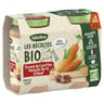 Bledina les récoltes bio écrasé de carottes haricots verts boeuf 400g dès 8 mois