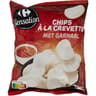 Carrefour sensation chips à la crevette 75g
