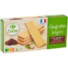 Carrefour extra gaufrettes goût chocolat noisette 160g
