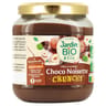 Jardin bio étic pâte à tartiner chocolat noisette crunchy bio équitable 350g