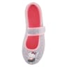Ballerine velcro fille GRIS SUBDANSE 34