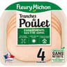 Fleury Michon 4 tranches de poulet bien être animal 130g