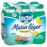 Lactel matin léger lait écrémé avec 0.5% de lactose 6 x 1 l