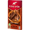 Cote d'or fourré épais lait praliné coeur coulant caramel 200g