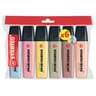 Ecopack 6 surligneurs boss original 3 pastel + 3 naturecolors