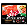 Aoste jambon cru grandes tranches 4 tranches 100g