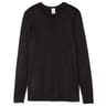 Tee shirt manches longues ras du cou homme Hekla NOIR T6