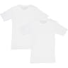 Lot de 2 tee shirts manches courtes col ras du cou homme Influx basic BLANC T3