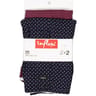 Lot de 2 caleçons fantaisie et unis IMP MARINE/BORDEAUX T7