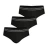 Lot de 3 slips trio Business homme Eminence NOIR 3 - 2500 NOIR T2