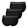 Lot de 3 slips trio Business homme Eminence NOIR 3 - 2500 NOIR T3
