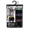 Lot de 3 boxers homme ligne Mix and Colors Dim ATL NR F/NR C /NR R T6