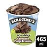 Ben & Jerry's crème glacée non dairy chocolat fudge brownie pot 465ml 387g