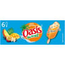 Oasis so fruiz 6 bâtonnets vanille sauce et enrobage fruits exotiques 282g