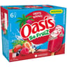 Oasis so fruiz 6 bâtonnets vanille sauce et enrobage fruits rouges 282g