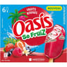 Oasis so fruiz 6 bâtonnets vanille sauce et enrobage fruits rouges 282g